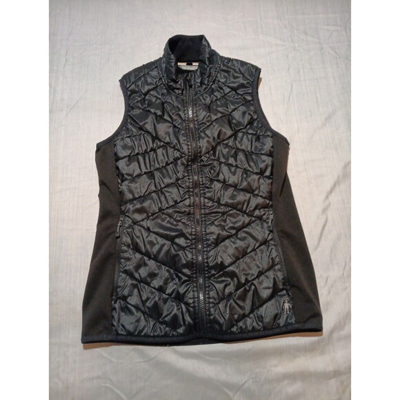 Smartwool Ultra Light Merino Wool Blend Full Zip Vest Logo Men's Medium - Picture 1 of 7